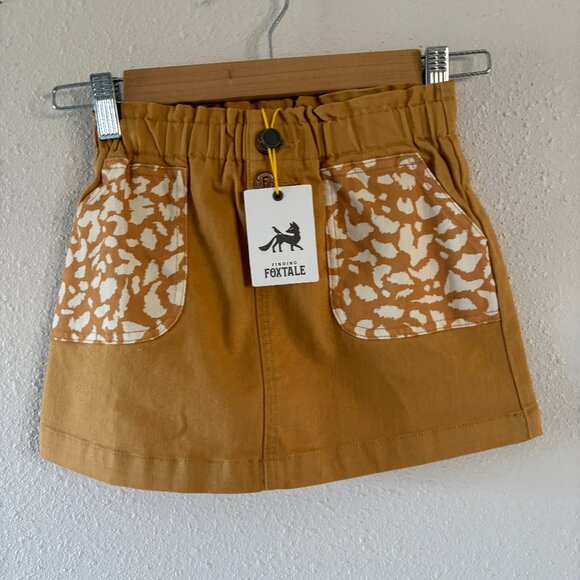 Foxtale Girl Skirt with animal Print pockets - Picture 2 of 7
